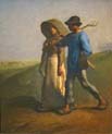 francois going to work by Jean-François Millet
